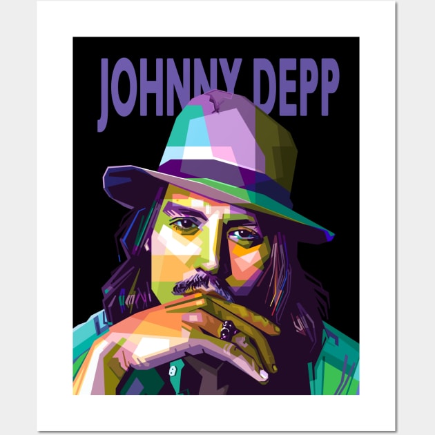 Johnny Depp Wall Art by lots of artWork